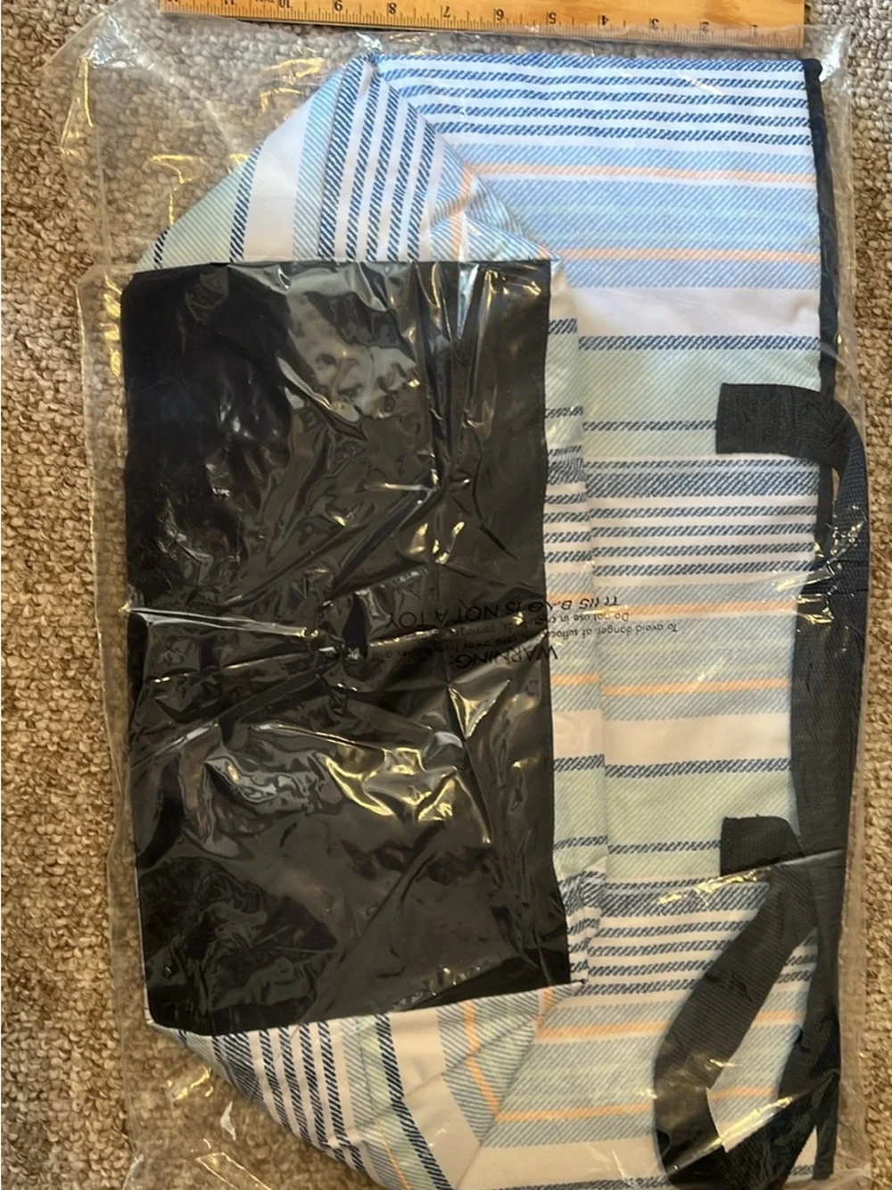 Tote-ally Thermal boardwalk stripe